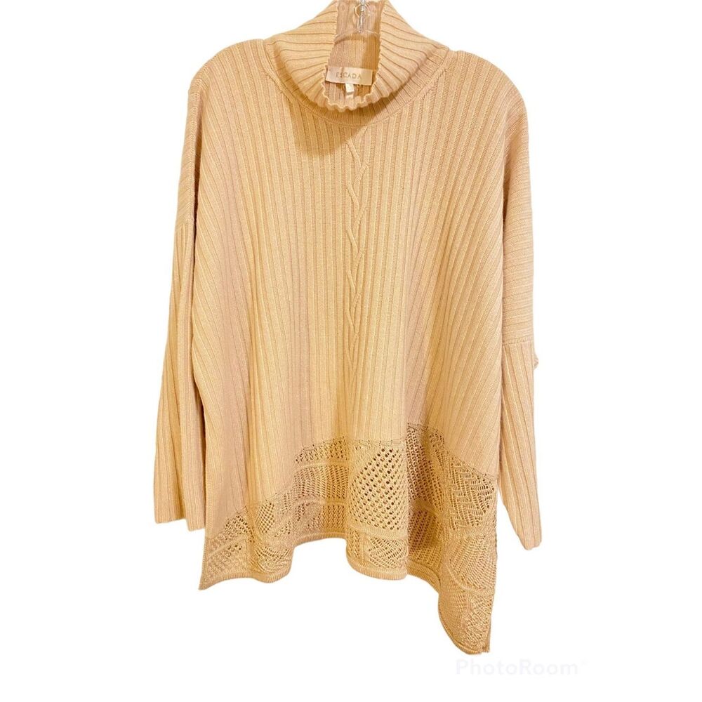 Escada Sil/Cashmere/Virgin Wool Sweater